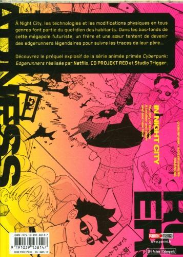 Actual product image Cyberpunk Edgerunners madness. Tome 1