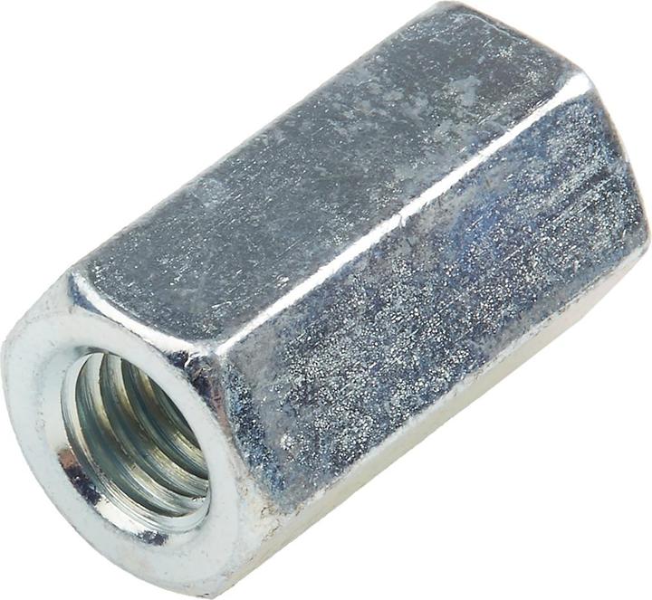 Actual product image RS PRO Connecting nuts galvanized M8x24mm (M8)