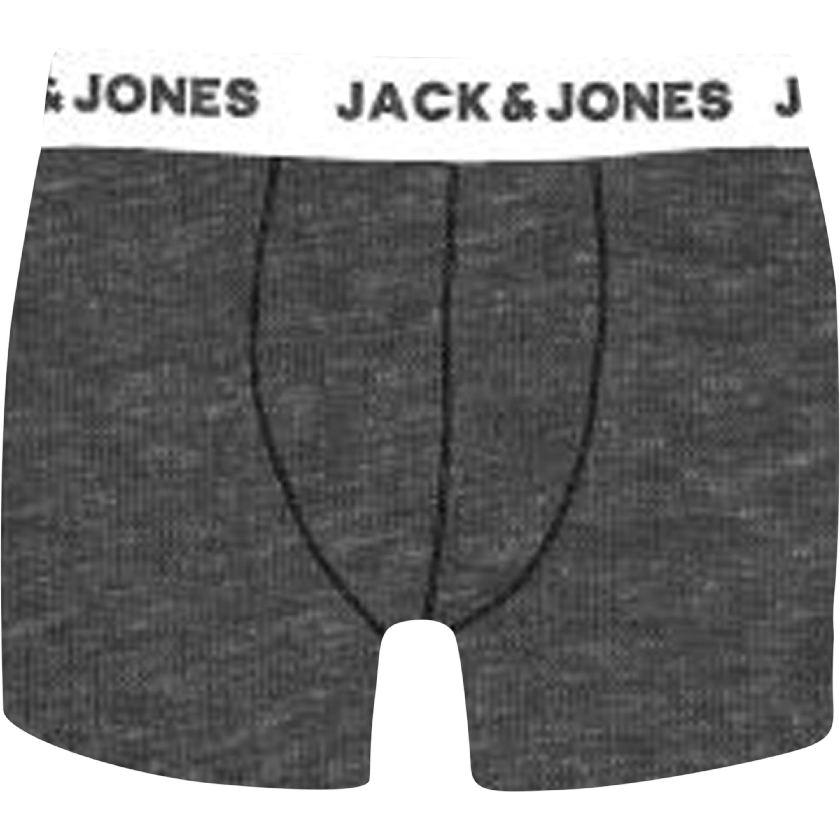 Thumbnail - Jack & Jones, Herren, Unterhosen, Solid, Blau, Schwarz, Grau, (L, 12er Pack)