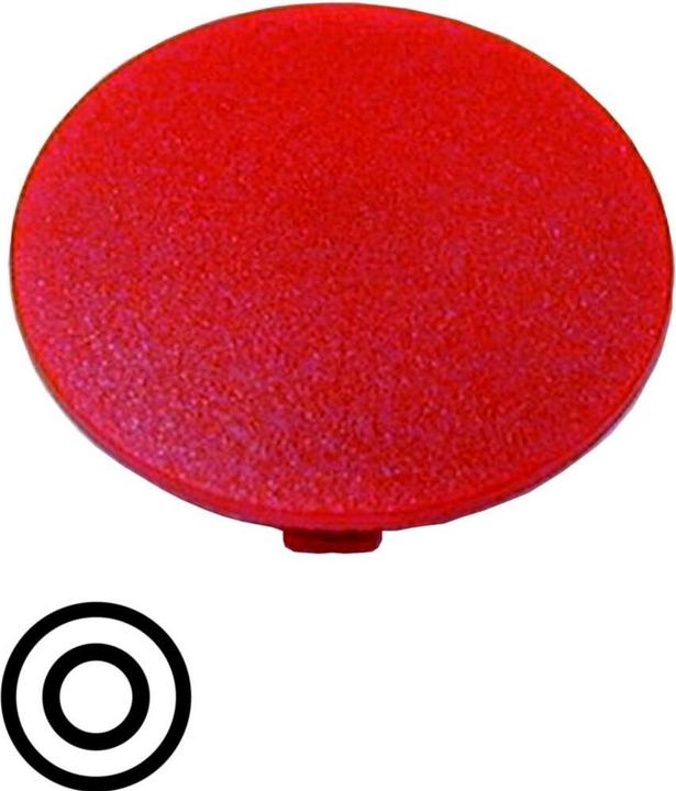 Actual product image Eaton Key plate, mushroom red, 0 218157