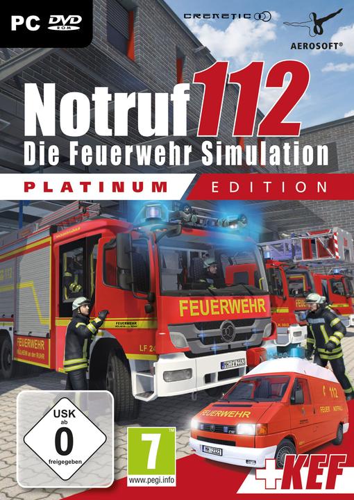 Actual product image Aerosoft Emergency call 112 - The fire department simulation - Platinum Edition (PC, DE)