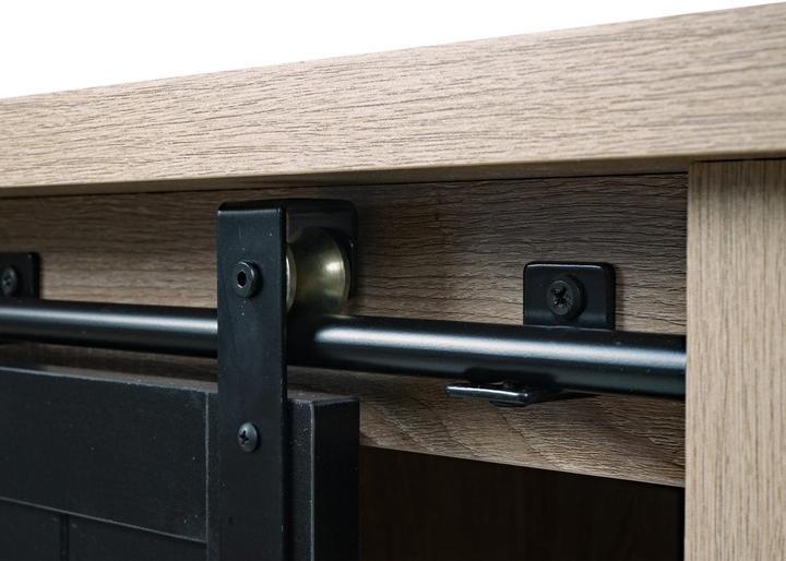 Produktbild Mendler Kommode HWC-K75, Holz-Optik Industrial Metall 84x80x40cm, naturfarben (84 x 80 x 40 cm)