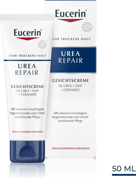Image du produit Eucerin Urea Repair Crème pour le visage 5% d'urée (50 ml, Crème de jour)