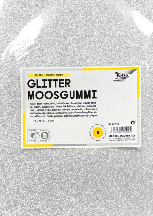 Produktbild Folia Moosgummi Glitter