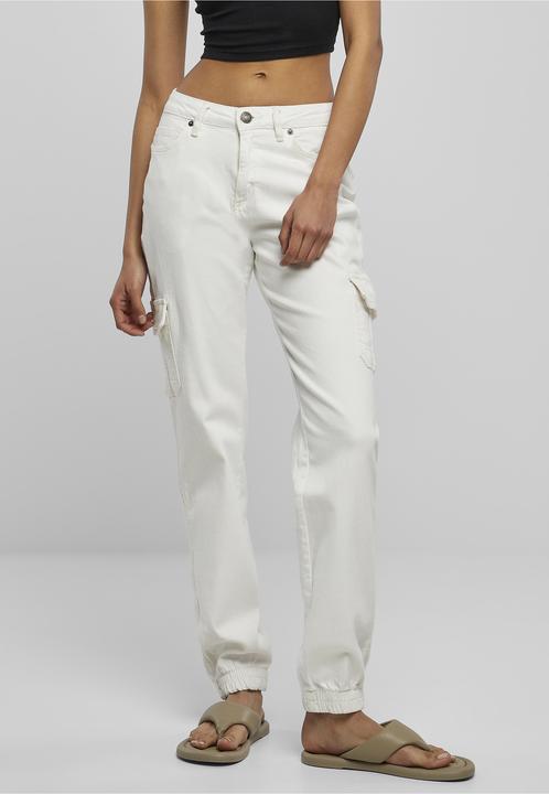 Image du produit Urban Classics Ladies Organic Stretch Denim Cargo Pants - 16966 (26)