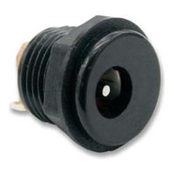 Lumberg Presa DC Jack 6.3 x 2.0mm per montaggio a vite, Cavo + Spina elettrica, Nero