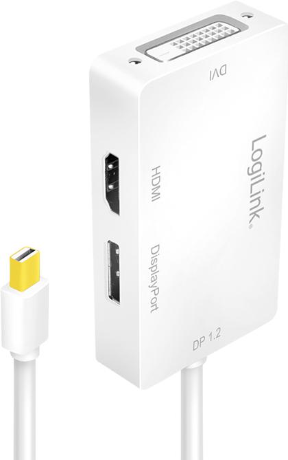 Actual product image LogiLink Mini DP zu (DP, DVI, HDMI, 15 cm)