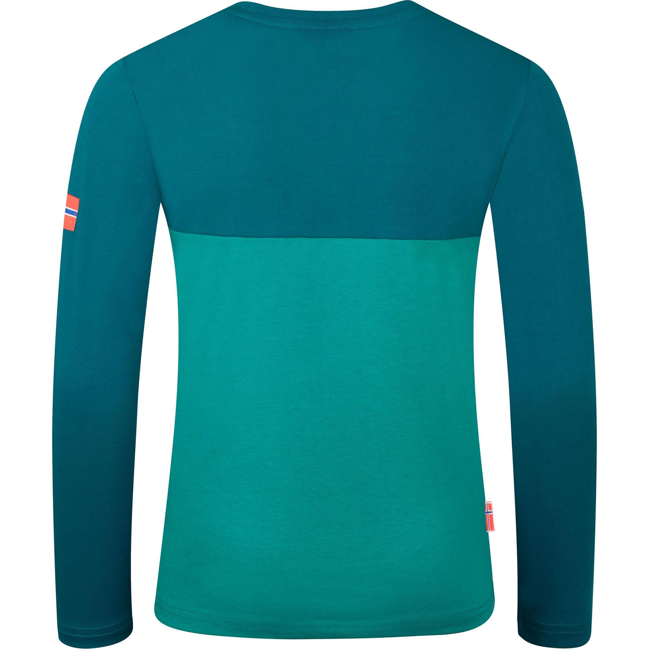 Thumbnail - Trollkids, Unisex, Shirt, Kid's Bergen Longsleeve, Grün, (140)