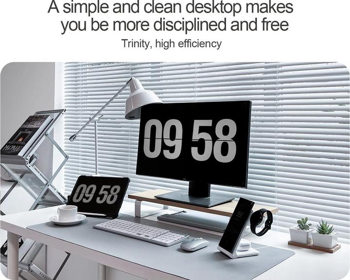 Productafbeelding NoName Nillkin PowerTrio 3v1 BezdrÃ¡tovÃ¡ NabÃjeÄka pro Huawei Horloge Wit (15 W)