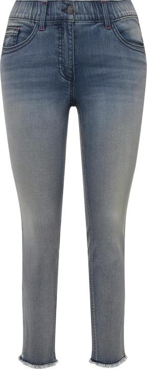 Actual product image Ulla Popken Fringed Hem Stretch Fit Jeans (44)