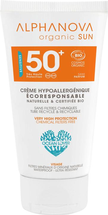 Produktbild Alphanova SUN Gesicht Bio SPF50+ hypoallergen (Sonnencreme Gesicht, SPF 50+, 50 ml, 50 g)