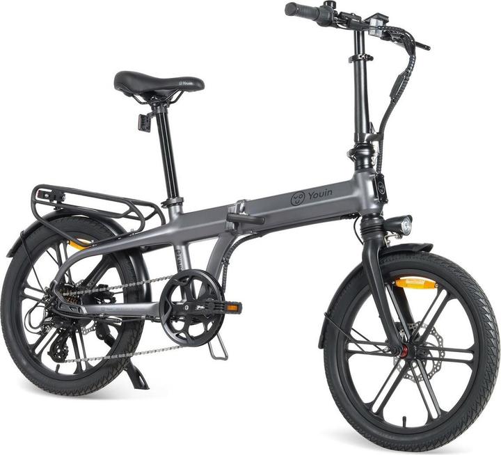 Actual product image Youin Elektrisches Fahrrad Bk1800 Praga Grau 250 W 20"