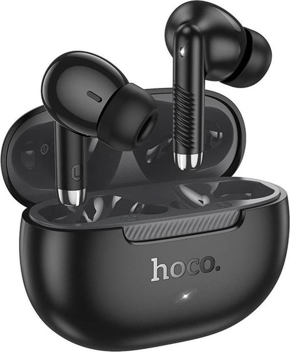 Hoco Wireless headphones wireless earphone bluetooth TWS EQ24 midnight black (7 h, Sans fil)