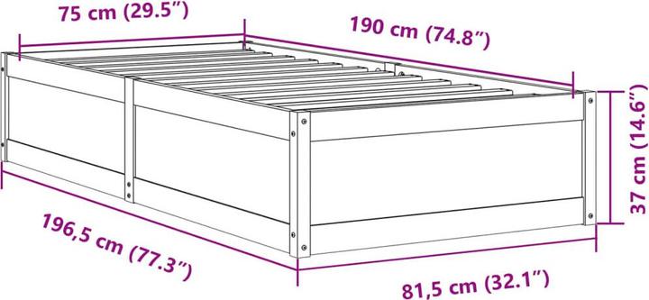 Actual product image VidaXL Pizza (75 x 190 cm)