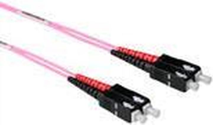 Produktbild ACT 5 meter LSZH Multimode 50/125 OM4 fiber patch cable duplex with SC connectors (5 m)