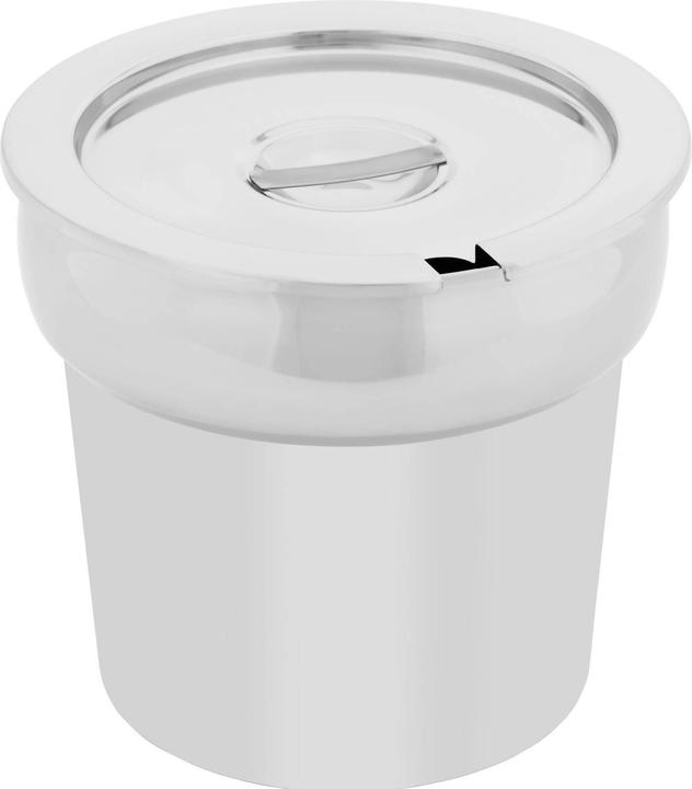 Actual product image Royal Catering Suppenstation Bain Marie Speisenwärmer Edelstahl 7 L 30 - 110 °C 500 W