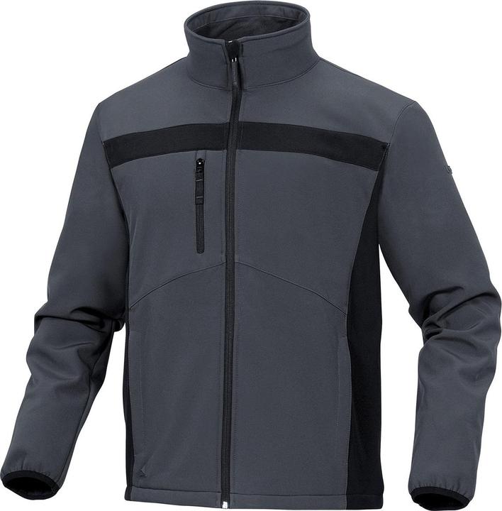 Actual product image Delta Plus Work Jacket, Elastane, Polyester Black/Gray, Size XXL (XXL)