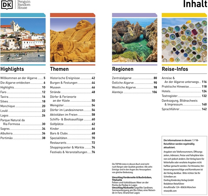 Produktbild TOP10 Reiseführer Algarve (Deutsch, DK Verlag Reise, 2023)