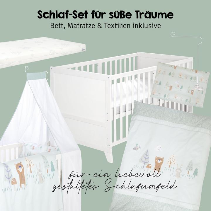 Produktbild Roba Kinderbettset, 70 x 140 cm Woodland Buddies (70 x 140 cm)