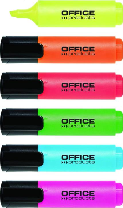Actual product image Office Products Highlighter, 2-5 mm, 6 pieces, assorted colours (6x)