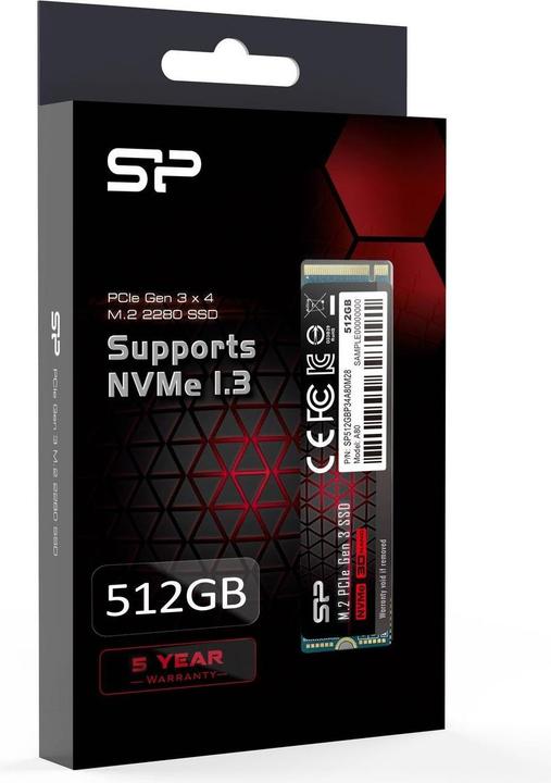 Produktbild Silicon Power P34A80 (512 GB, M.2 2280)