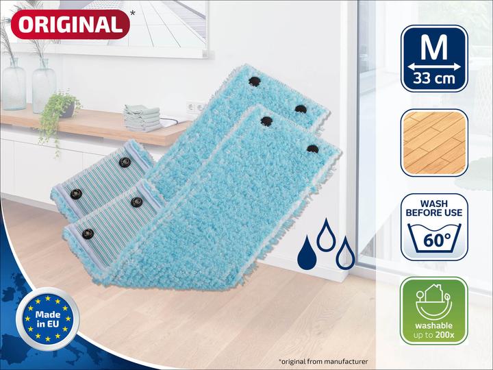 Produktbild Leifheit Wischbezug CLEAN TWIST M / Combi M super soft 2er (2 Stk.)