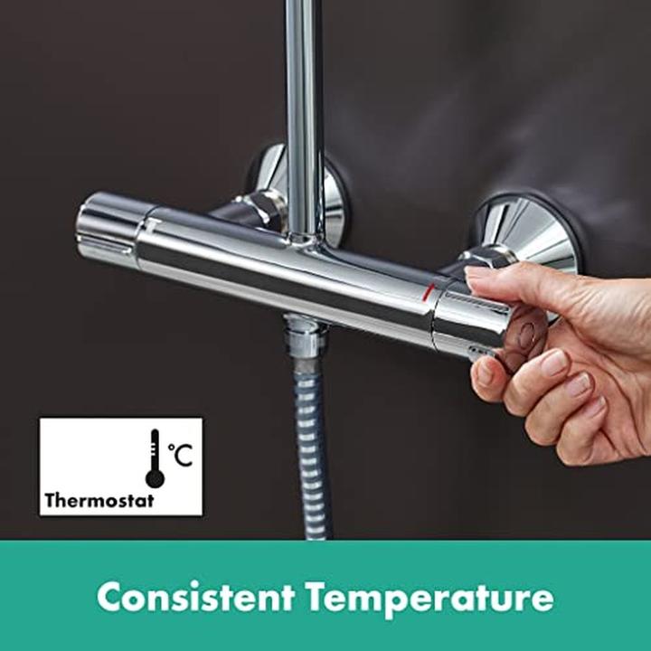 Produktbild hansgrohe Vernis Blend Duschsystem 200 1 Strahlart mit Thermostat