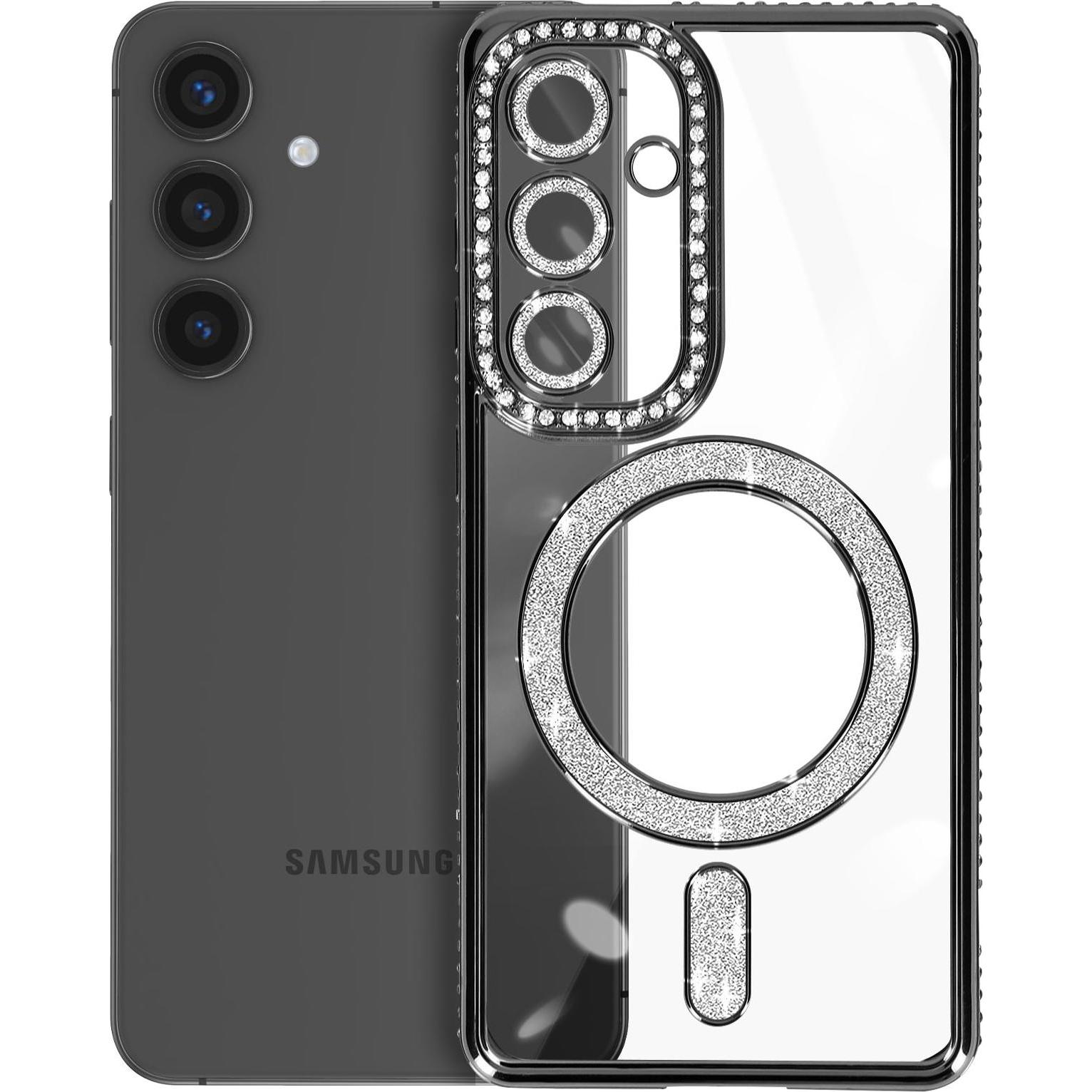Thumbnail - Avizar Glamor Guard Case (Samsung Galaxy S24), Smartphone Hülle, Schwarz