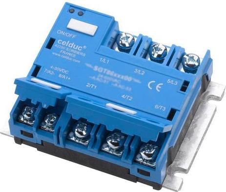 Produktbild Celduc SGT 2G Series Solid State Relay, 125 A Load, Panel Mount, 520 V ac Load, 30 V dc Control