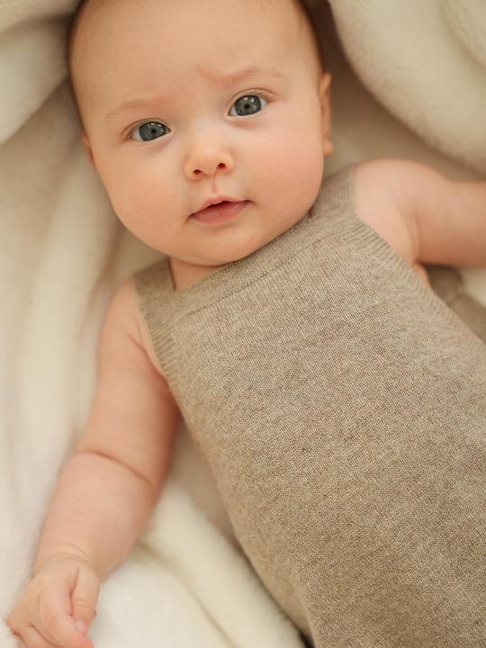 Actual product image Envie de Fraise Baby Strick-Einteiler aus Merino und Kaschmir (56)