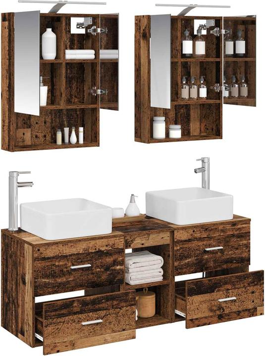 Produktbild vidaXL Badezimmermöbel-Set