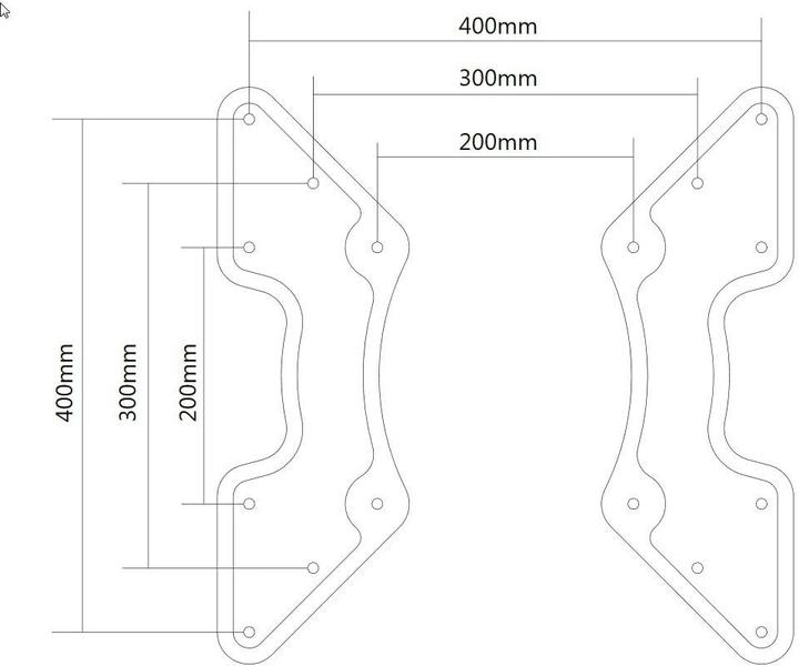 Image du produit Neomounts Fpma-Vesa440 (Mur, Plafond, 60")