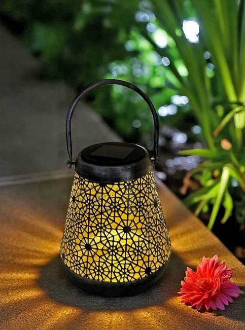 Produktbild GuGus Laterne Solar, Konisch, 16 x 19 cm, Bronze (16 x 16 x 19 cm, 1 x)