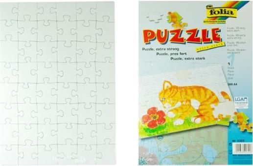 Produktbild Folia Papp Puzzle A4 (48 Teile)