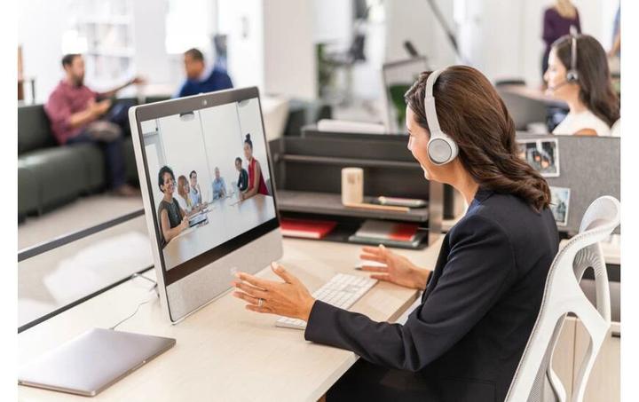Productafbeelding Cisco Headset 730 Duo Platinum, USB-A, incl. oplaadstation (Draadloze, Bedraad, USB-A)