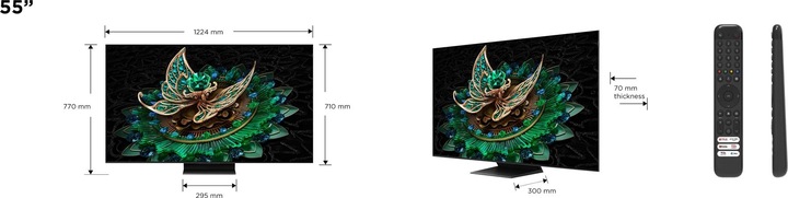 Actual product image TCL 55C765 (55", QLED, 4K, 2024)