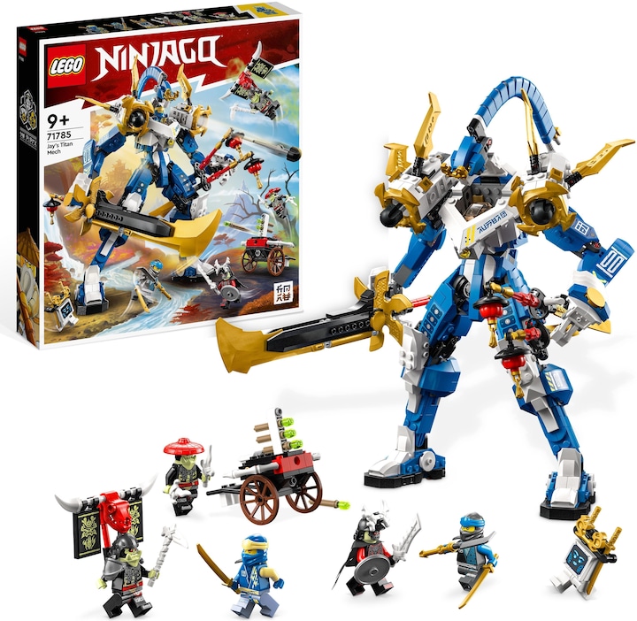 Actual product image LEGO Jay's Titan Mech (71785, LEGO Ninjago)