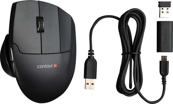 Actual product image Contour UniMouse wireless right-handed black (Wireless)