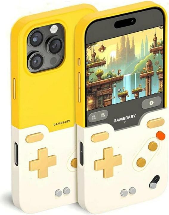 Produktbild Case GAMEBABY with controller for iPhone 16 Pro Max yellow (Apple iPhone 16 Pro Max)
