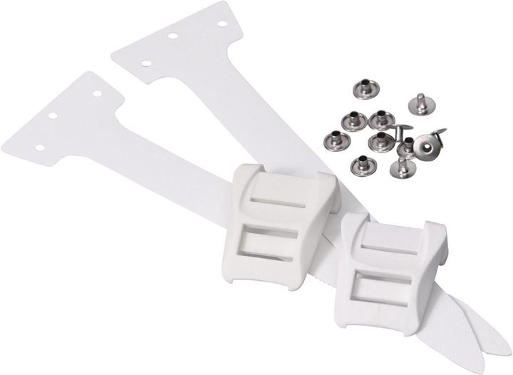 Actual product image Contour Tail clip set with straps and rivets for ski skins