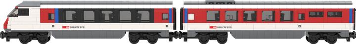 Produktbild Mobabricks SBB InterCity Ergänzungsset (LEGO City kompatibel)
