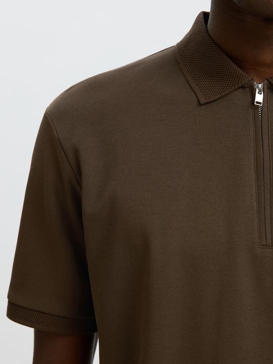 Produktbild Selected Slhfave Zip Ss Polo Noos (M)