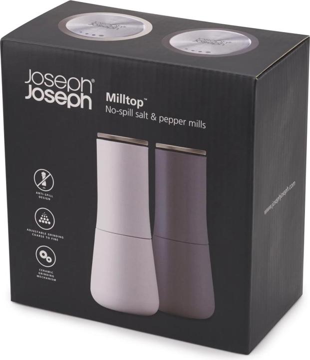 Image du produit Joseph Joseph Moulin à poivre et à sel Milltop (Sel, Poivre)