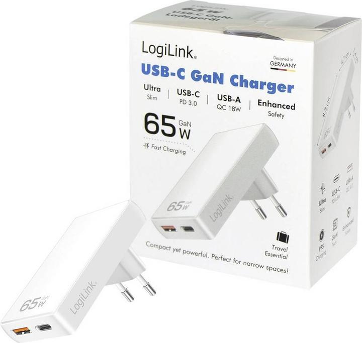 Produktbild LogiLink Prüfen (65 W, 2 Ports)