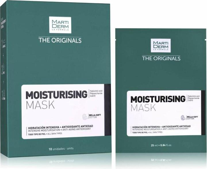 Martiderm The Original Mascarilla Facial Moisturising 10U