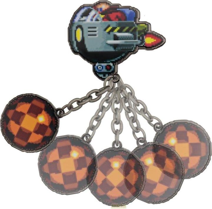 Immagine prodotto Fanattik Sonic - The Hedgehog pin Dr. Eggman Egg Mobile Chained