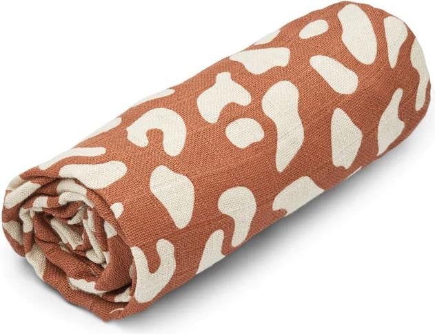 Image du produit Liewood Housse de matelas à langer Cliff Mega leo / Tuscany rose (62 x 50 cm)