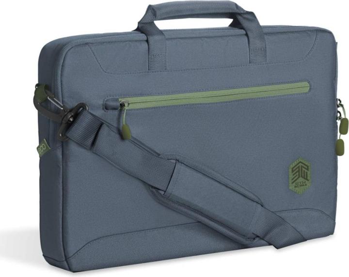 Actual product image STM 117-393P-02 laptop case 40.6 cm (16") Briefcase Blue, Green (16", Universal)