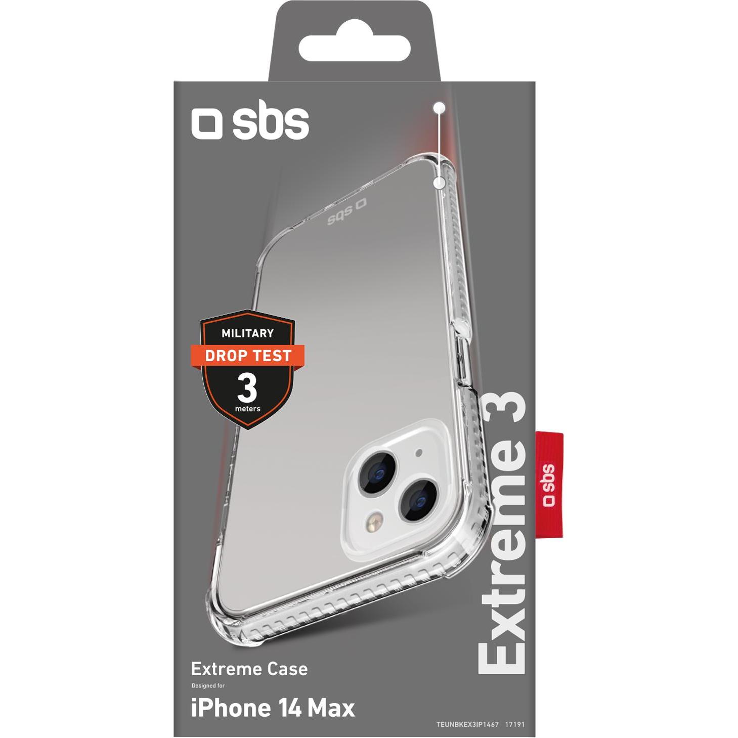 Thumbnail - SBS Extreme 3 für iPhone 14 Max (Apple iPhone 14 Pro Max), Smartphone Hülle, Transparent