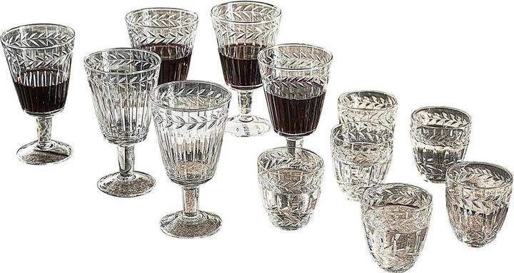 Loberon Glass 12 piece set Padiès clear (0.30 l, 12 x)